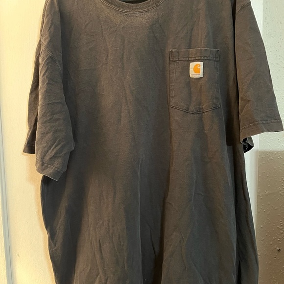 Carhartt Men's Black Pocket T-Shirt - Picture 1 of 4